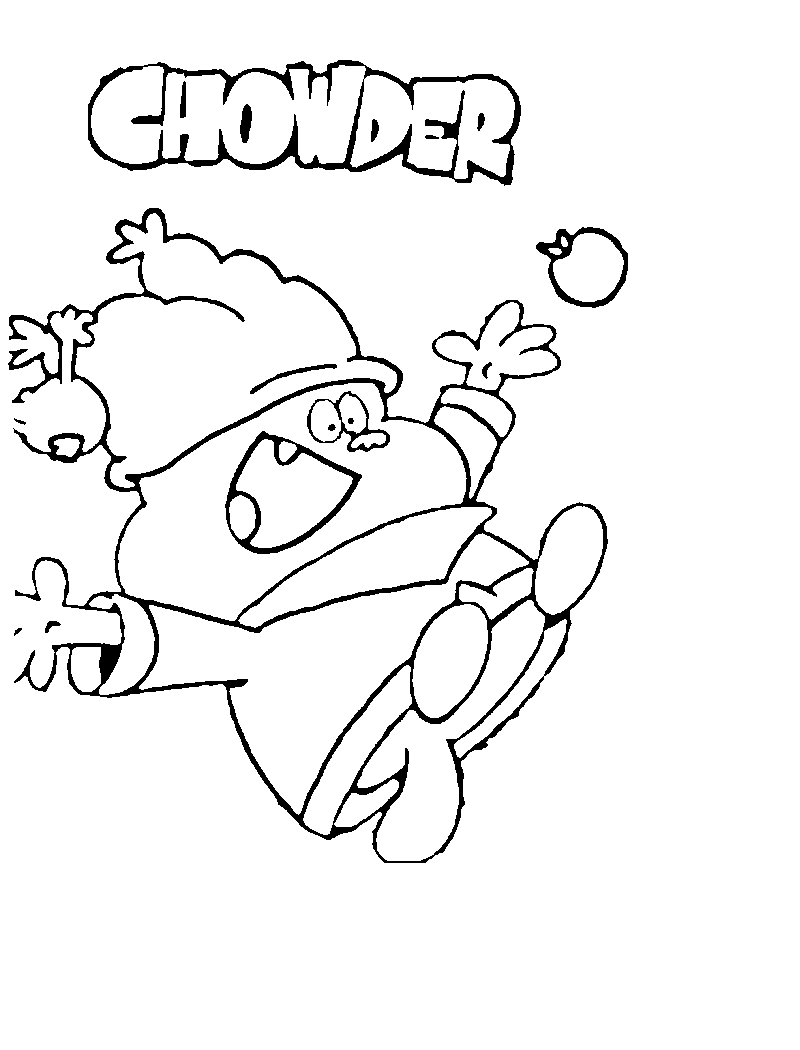 dibujos de chowder para imprimir