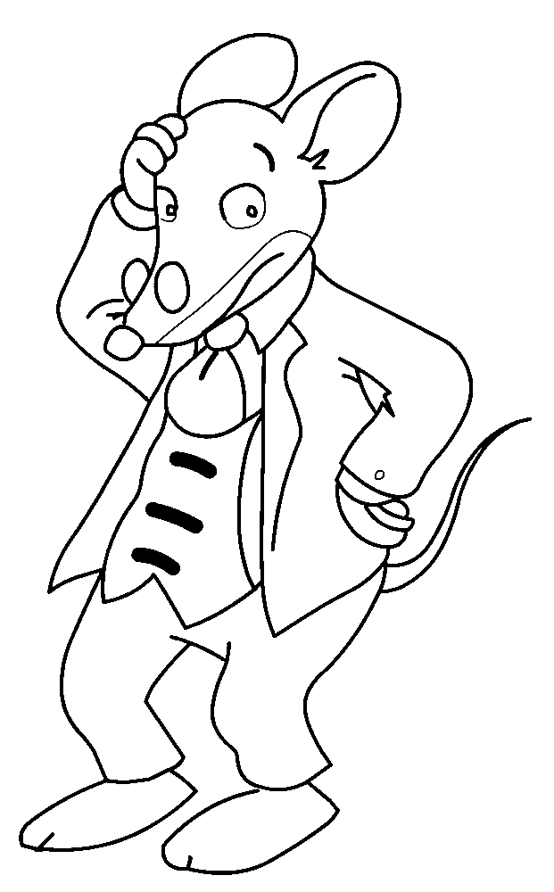 dibujos de geronimo stilton para imprimir