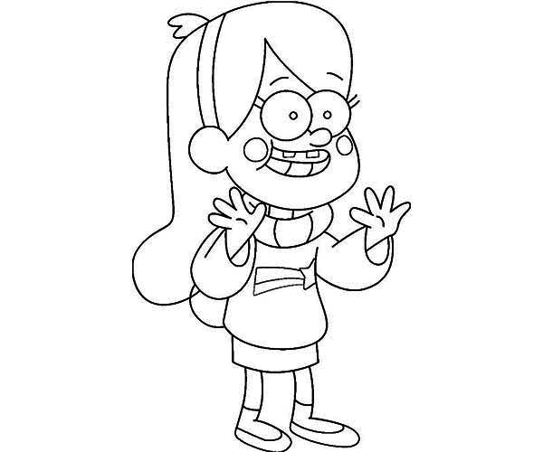 dibujos de gravity falls para pintar