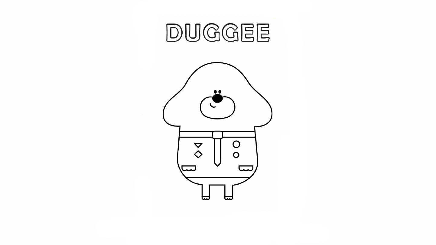 dibujos de hey duggee para colorear