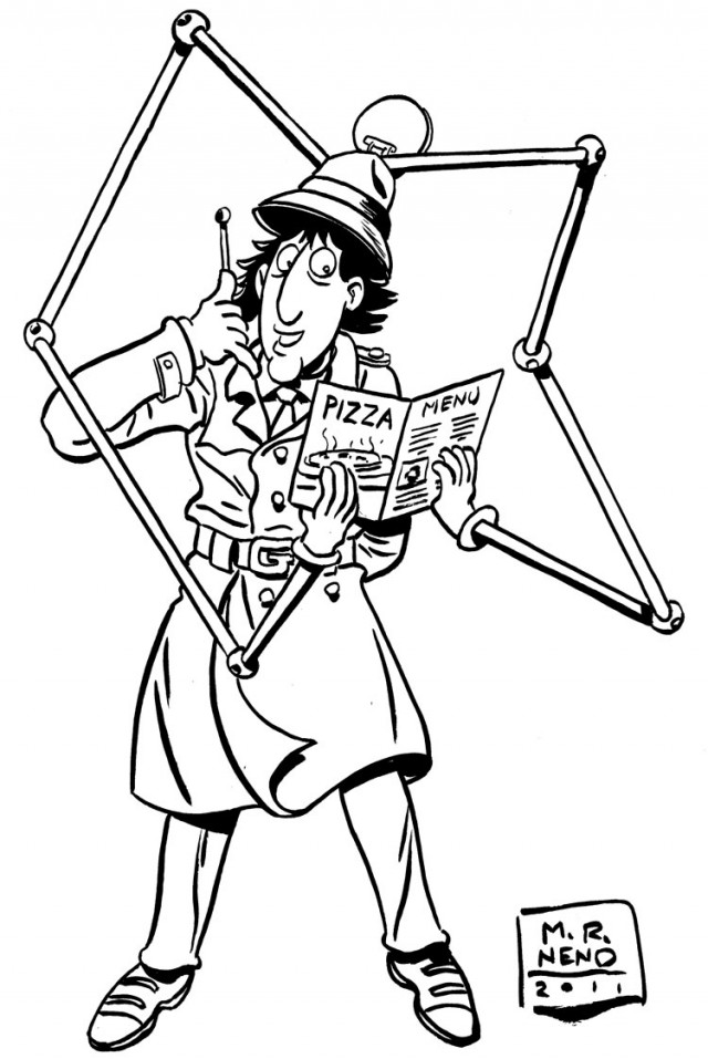 Inspector Gadget Coloring Pages Printable