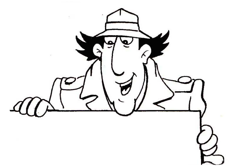 dibujos de inspector gadget para pintar