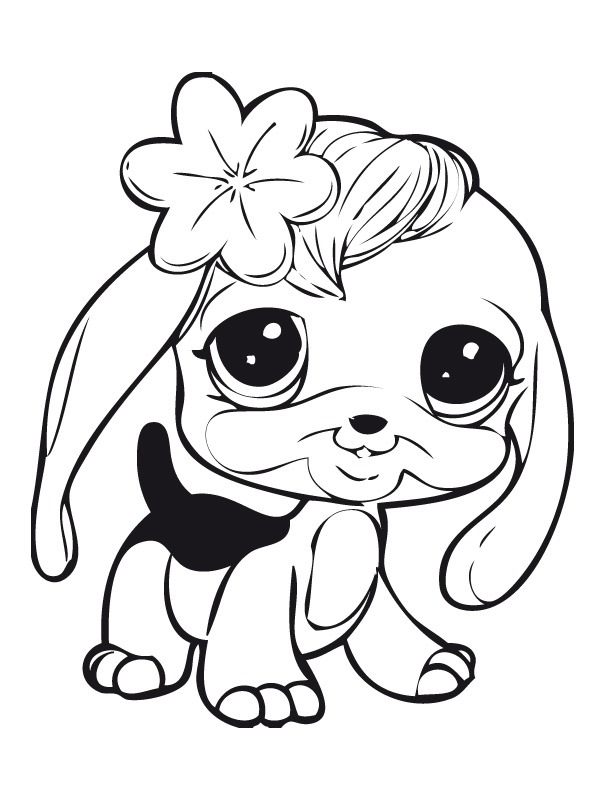 dibujos de littlest pet shop para colorear