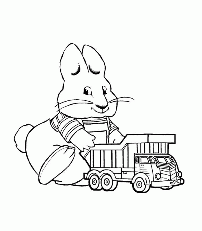 dibujos de max y ruby para colorear