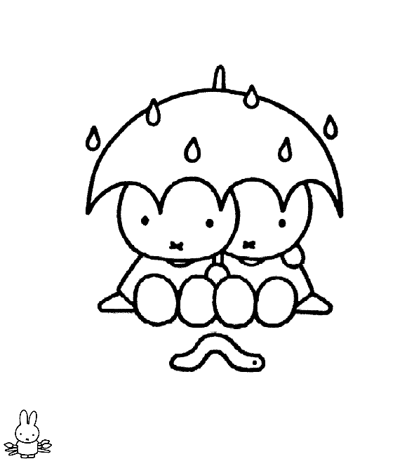 dibujos de miffy para imprimir