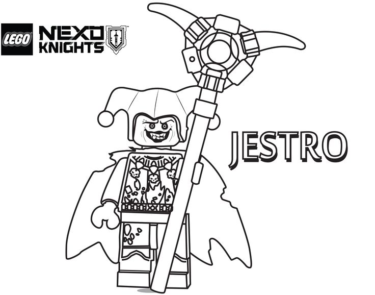 dibujos de nexo knights para imprimir