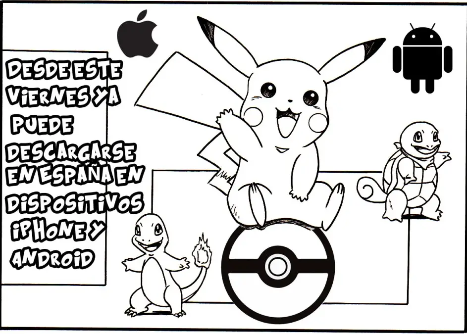dibujos de pokemon go para imprimir