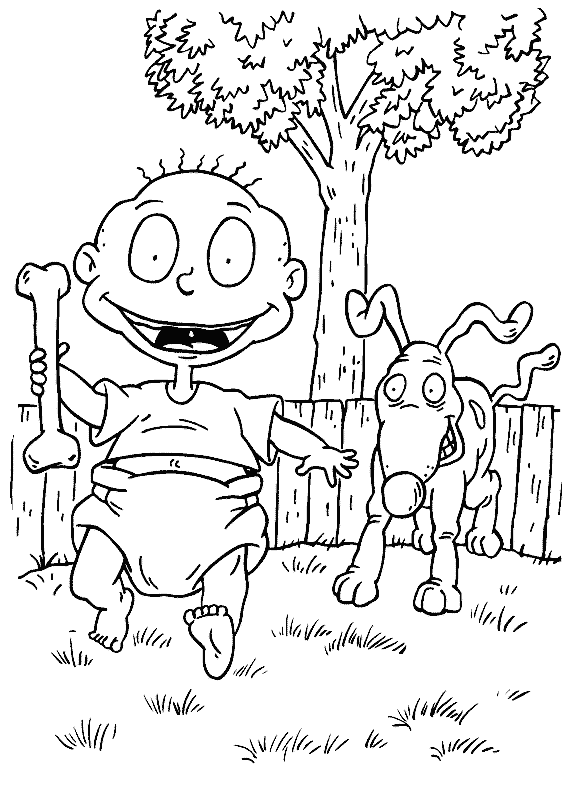 dibujos de rugrats para imprimir