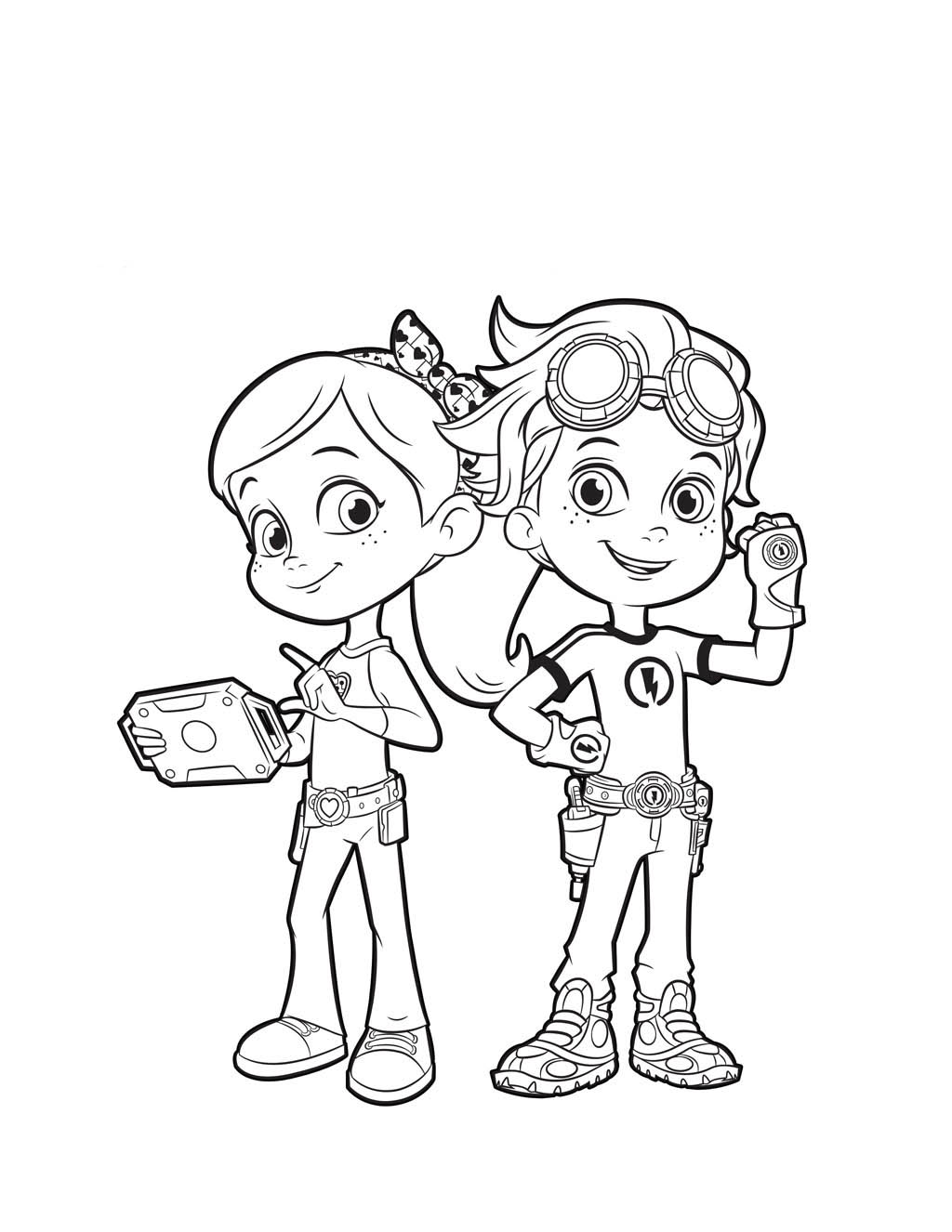 dibujos de rusty rivets para imprimir