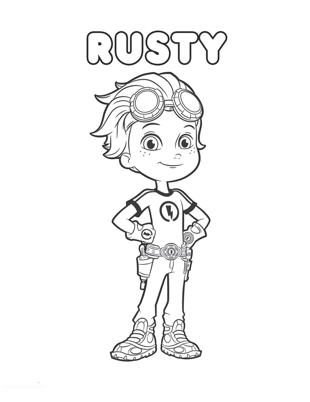 dibujos de rusty rivets para pitnar