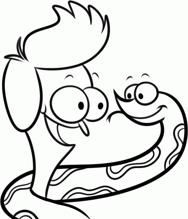 dibujos de sanjay y craig para pintar