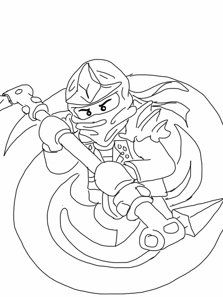 dibujos para colorear de ninjago