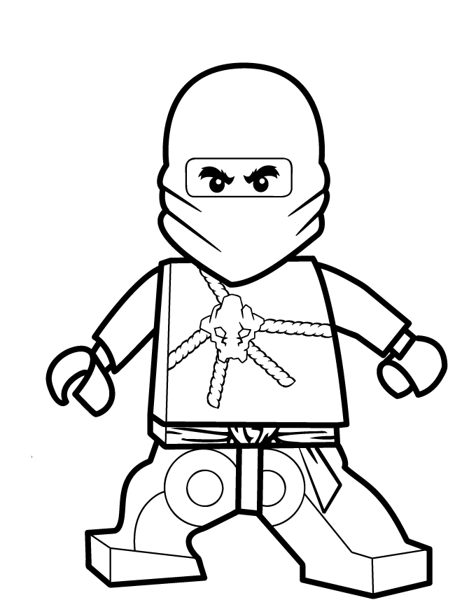 dibujos para pintar ninjago
