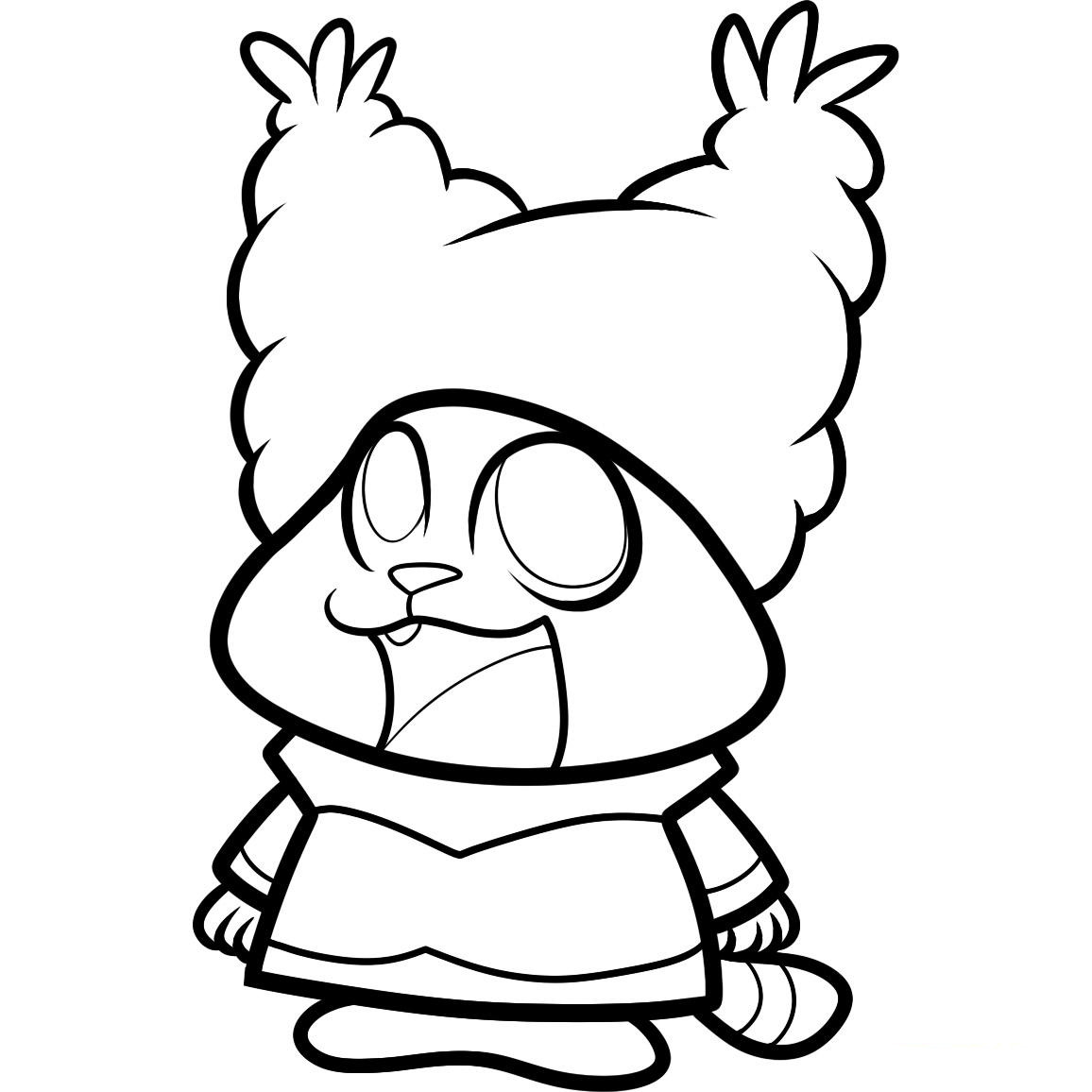 figuras de chowder para colorear