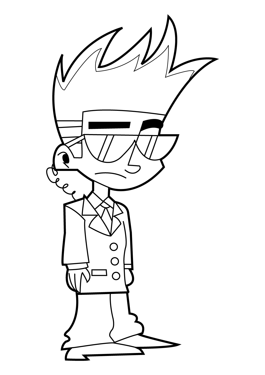 figuras de johnny test para imprimir