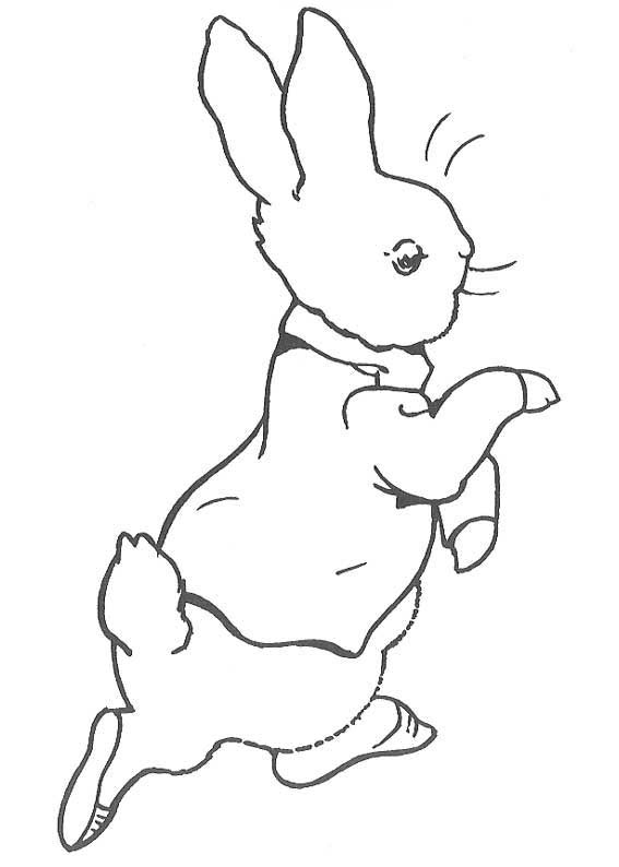 figuras de peter rabbit para colorear