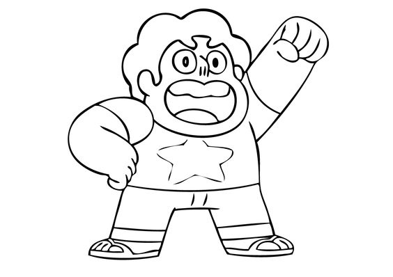 figuras de steven universe para colorear