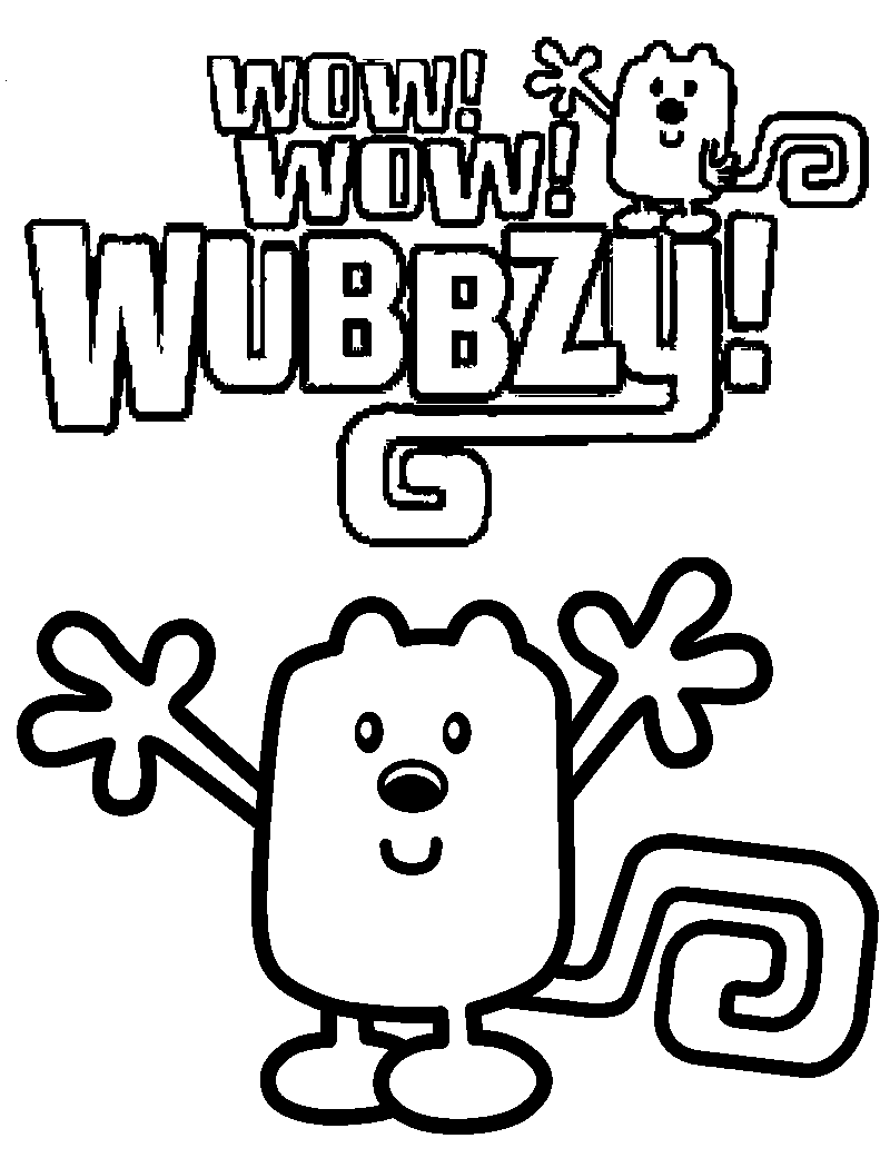 figuras de wow wow wubbzy para pintar