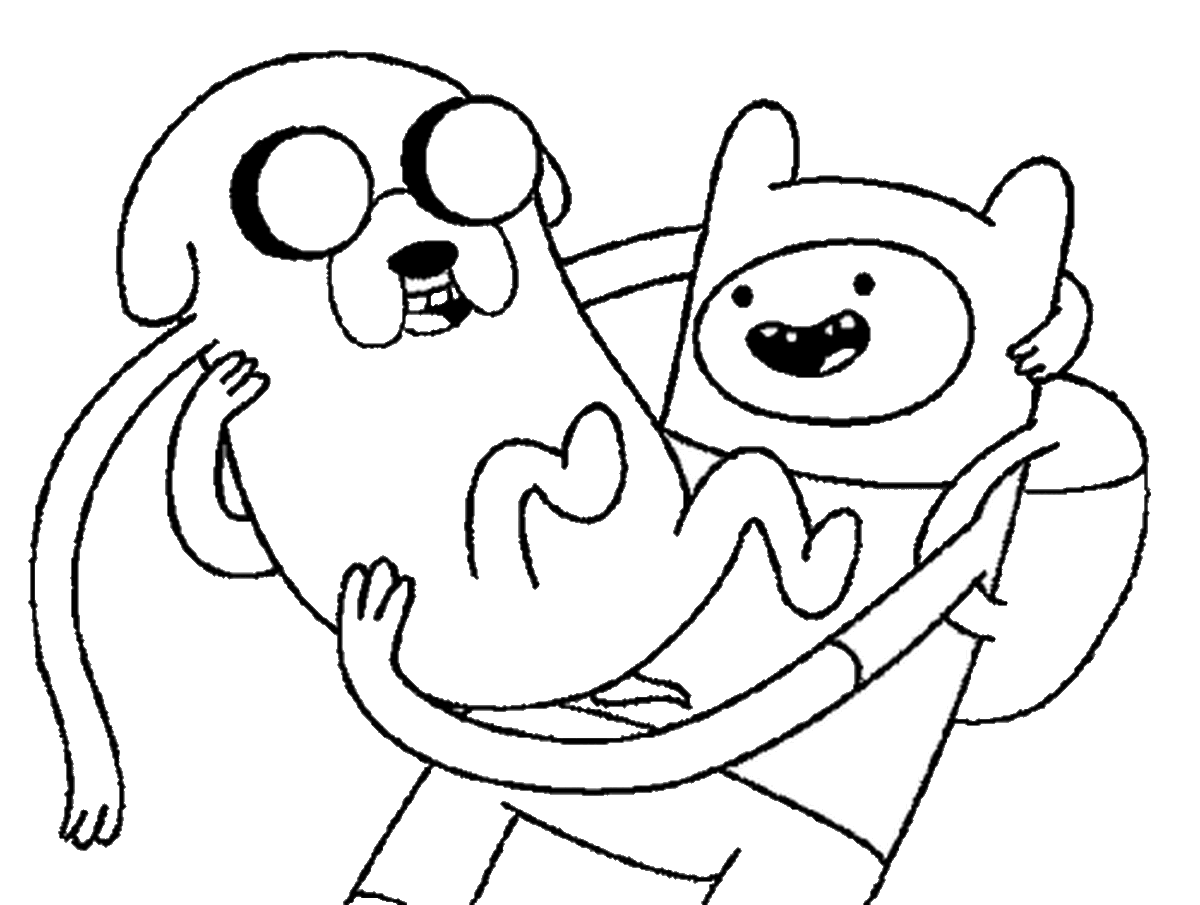 finn y jake para pintar