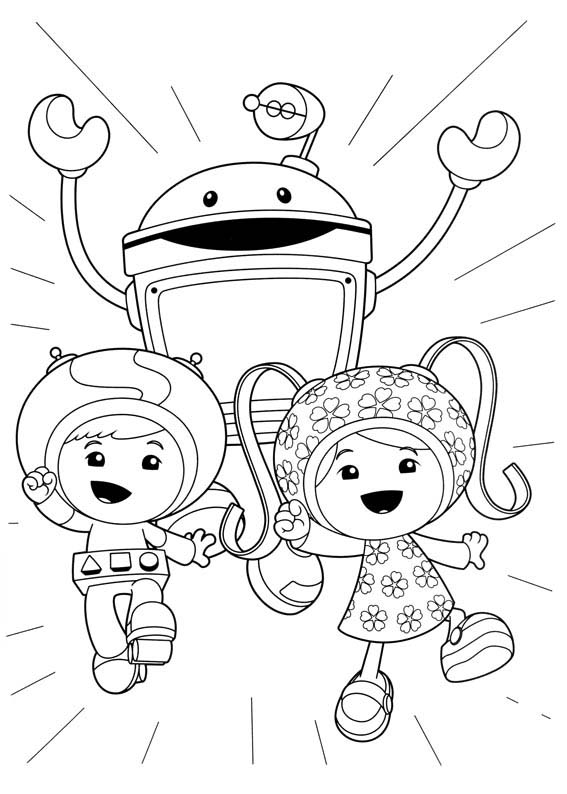 fotos de team umizoomi para colorear