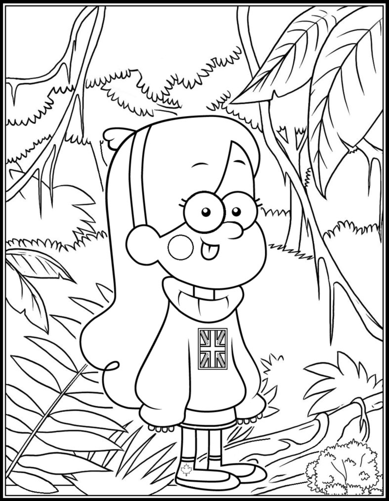 gravity falls imagenes para colorear