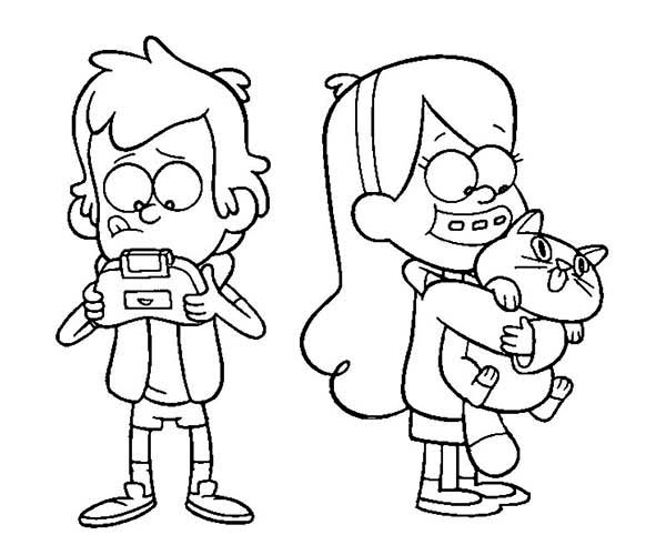 gravity falls para imprimir