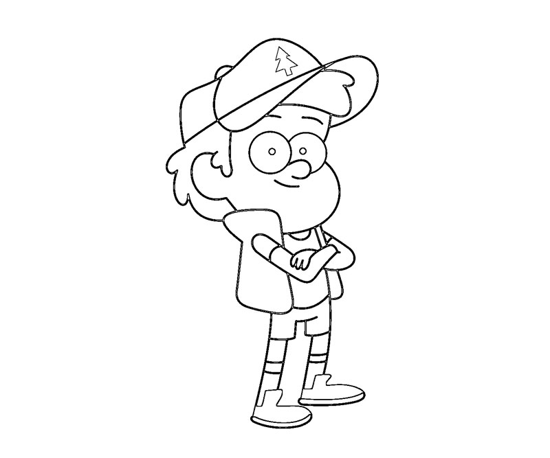 gravity falls para pintar