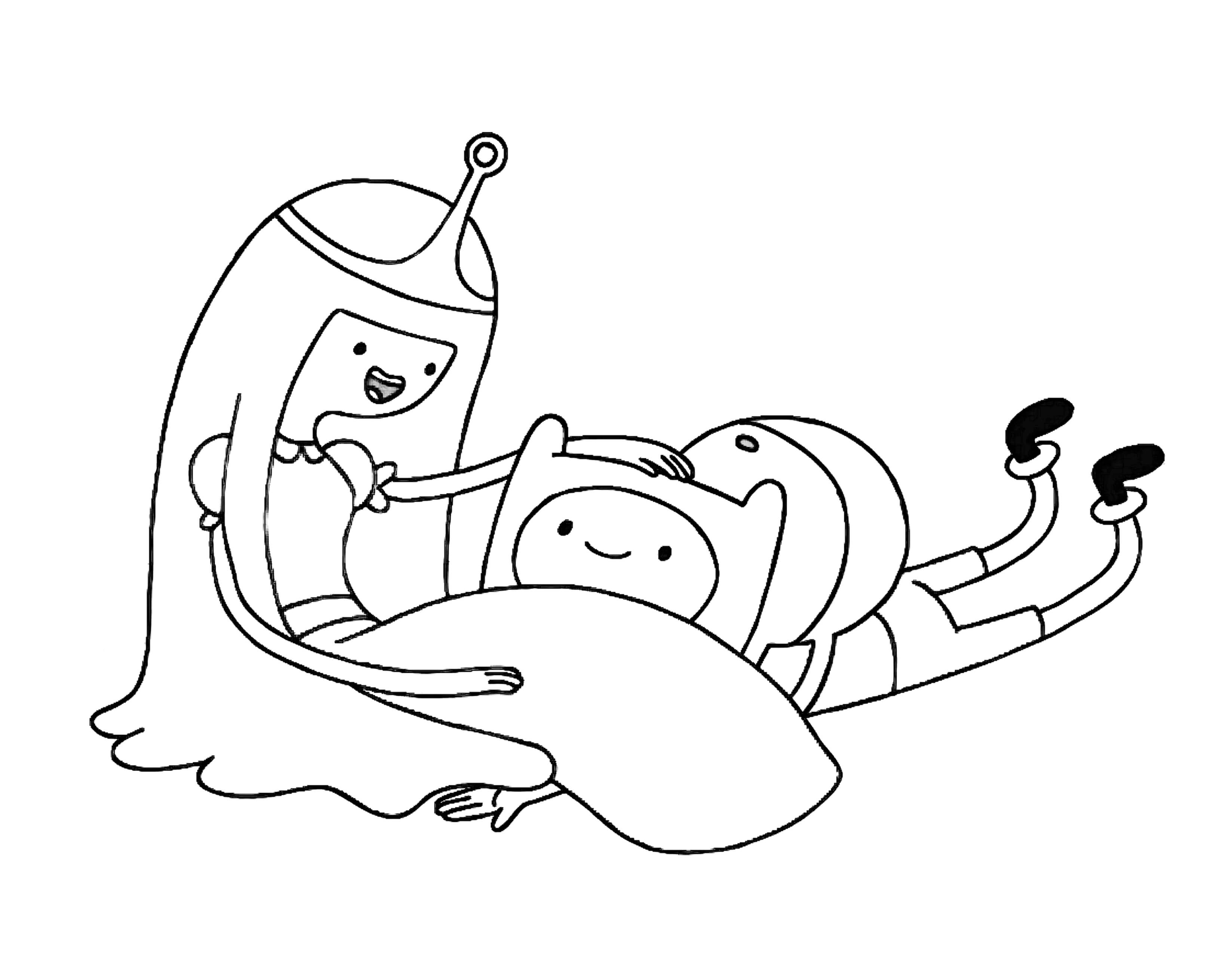 hora de aventuras dibujo para imprimir