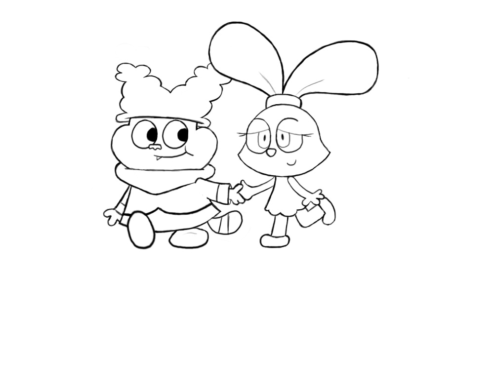 imagenes de chowder para colorear