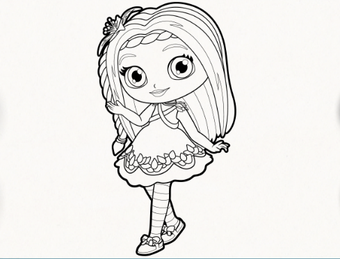 imagenes de little charmers para colorear