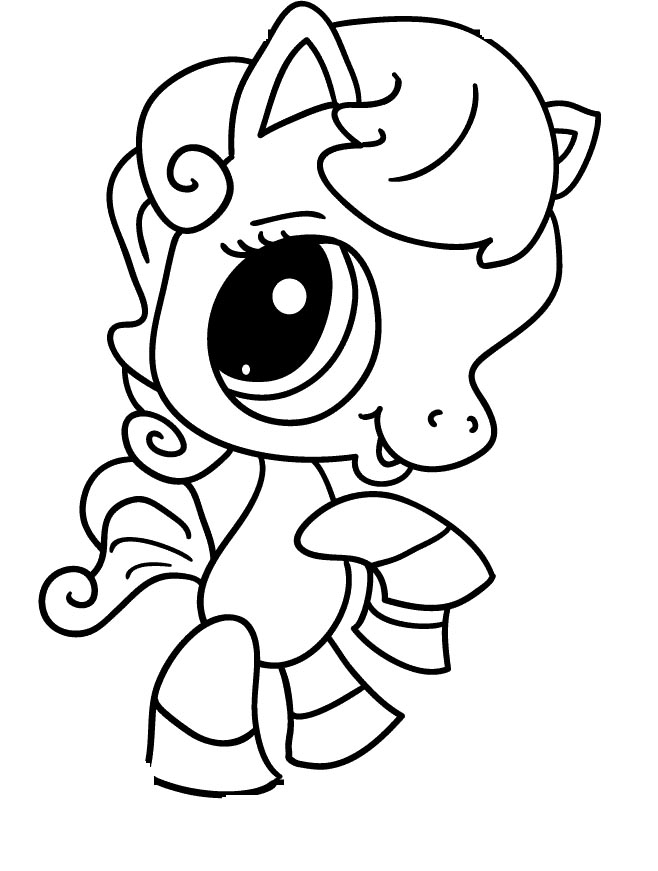 imagenes de littlest pet shop para colorear