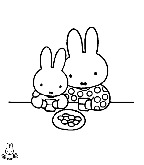 imagenes de miffy para pintar