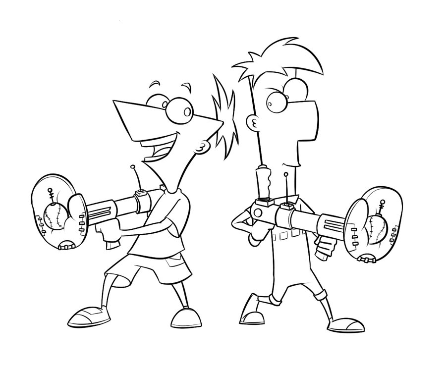 imagenes de phineas y ferb para imprimir