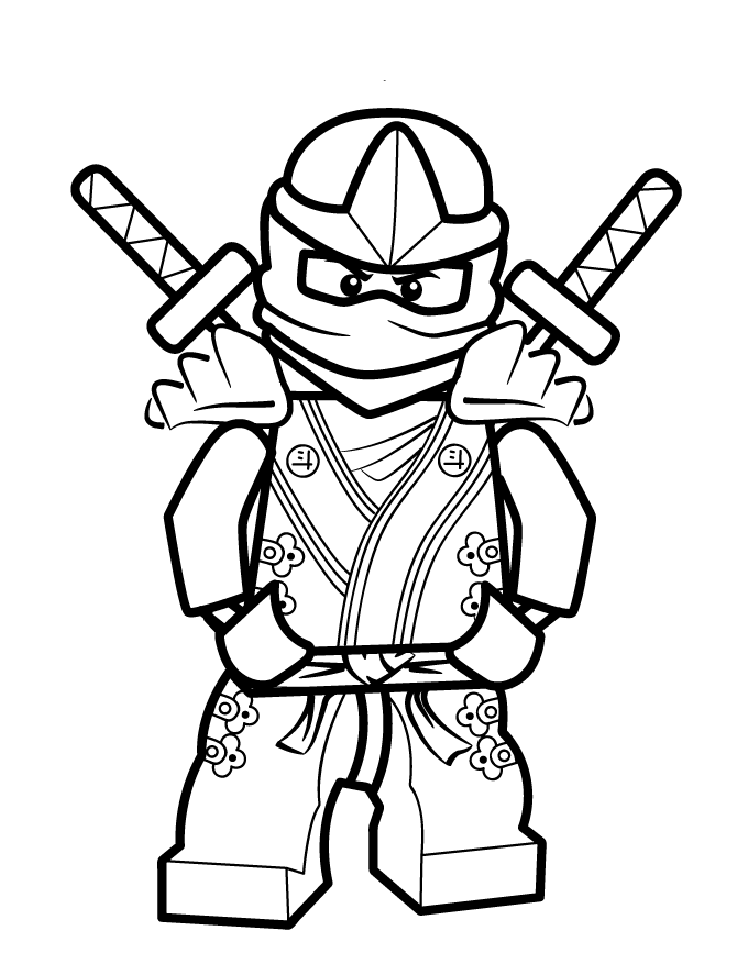 Ninjago para colorear, pintar e imprimir