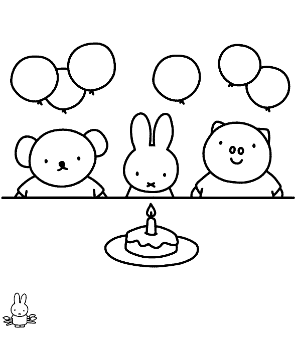 miffy para pintar