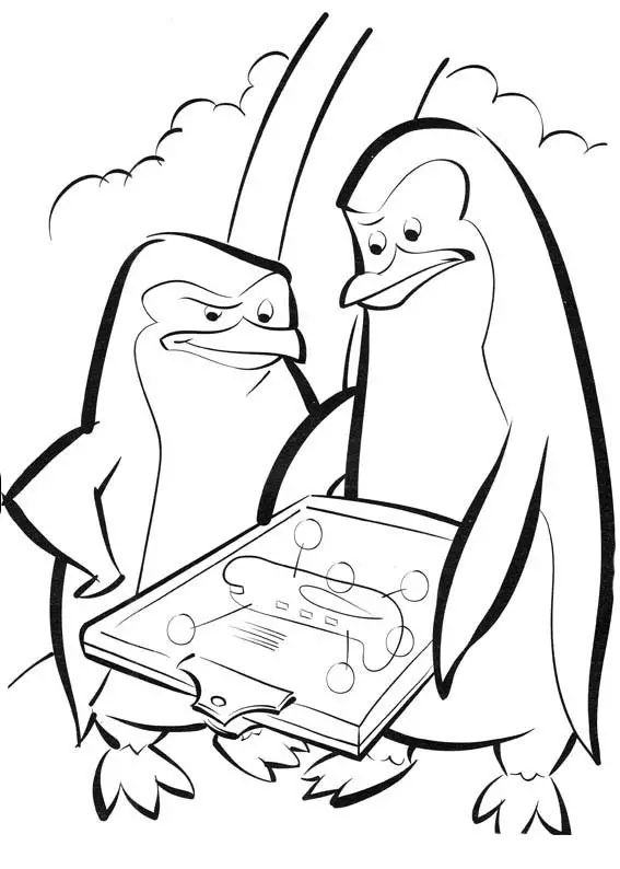 pinguinos de madagascar para imprimir