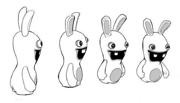 rabbids la invasion para pintar