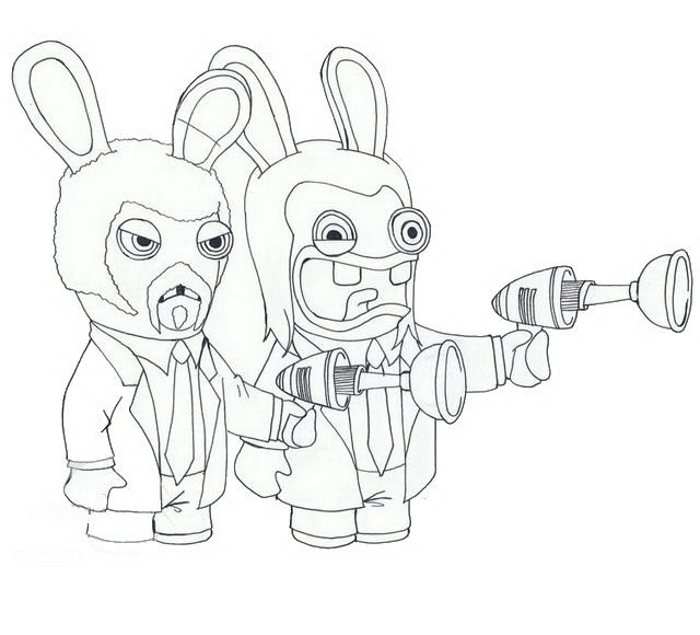 rabbids para imprimir