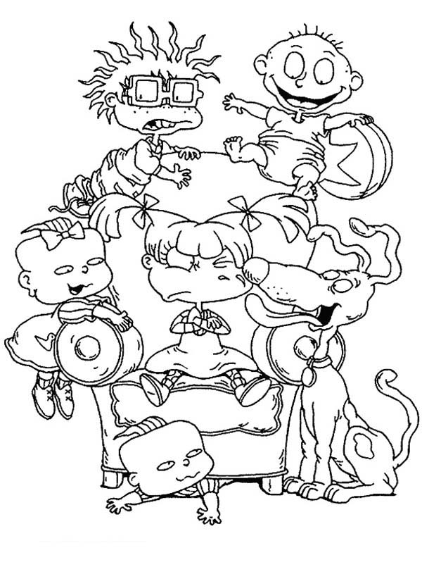 rugrats colorear