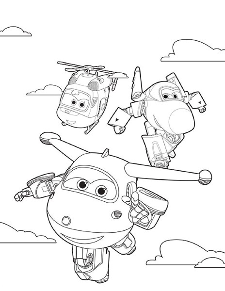 super wings para pintar e imprimir