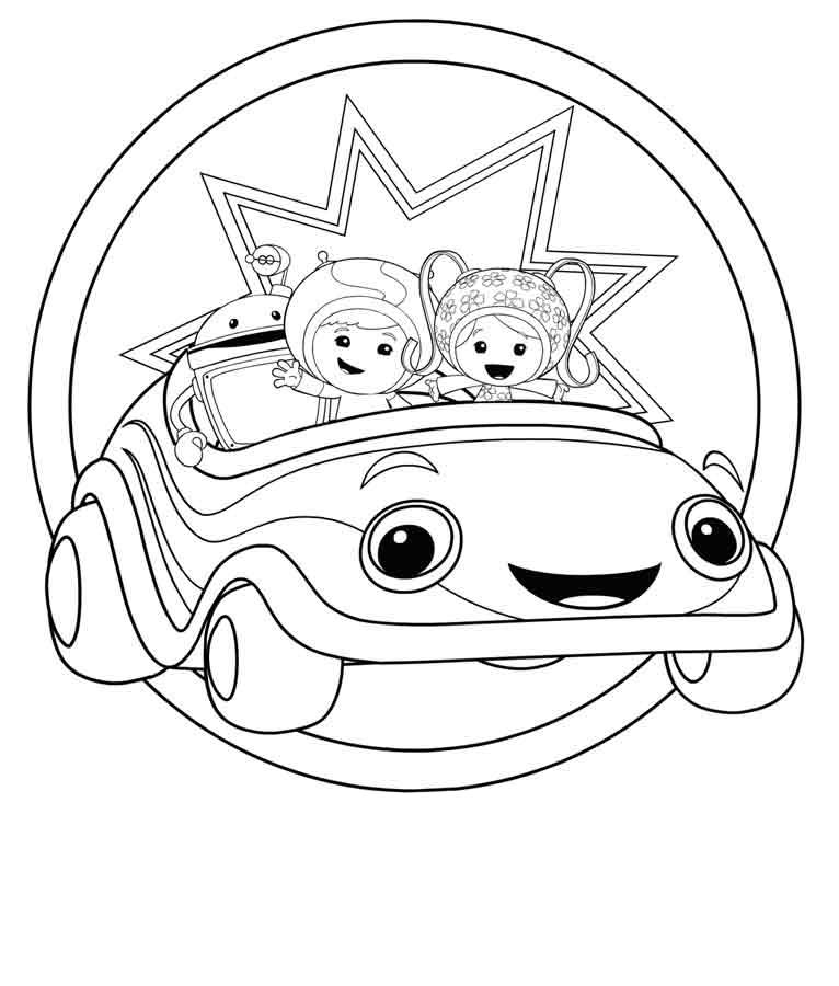 team umizoomi para colorear