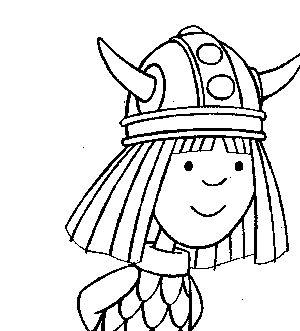 vicky el vikingo para colorear