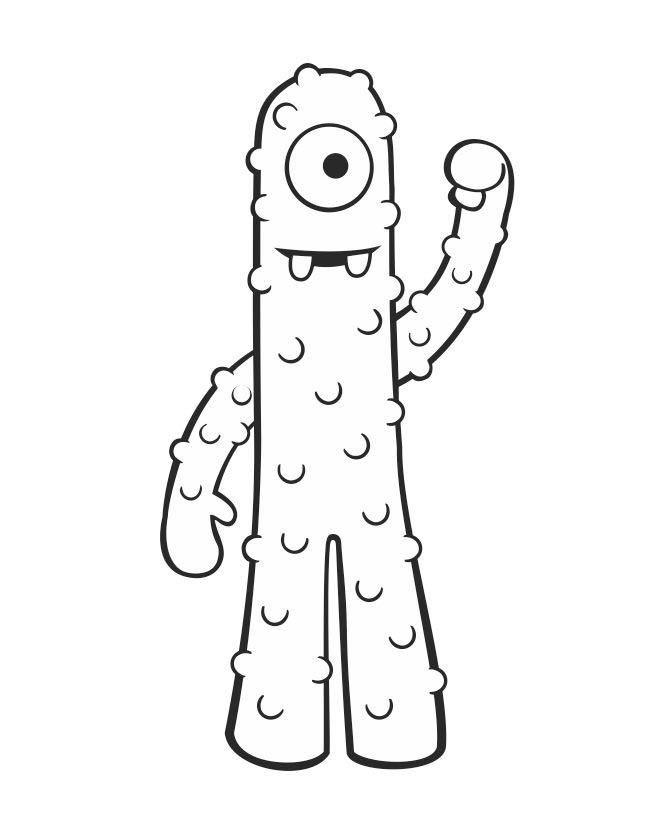 yo gabba gabba para colorear